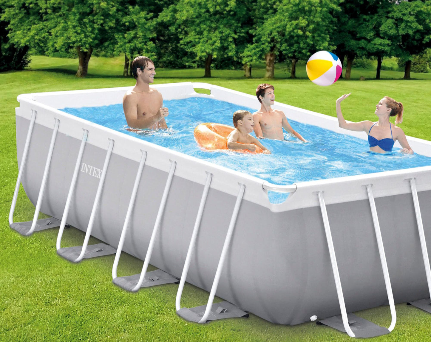 Piscina tubular acima do solo BESTWAY Power Steel, C.4,04 x L.2,01 x A.1 m