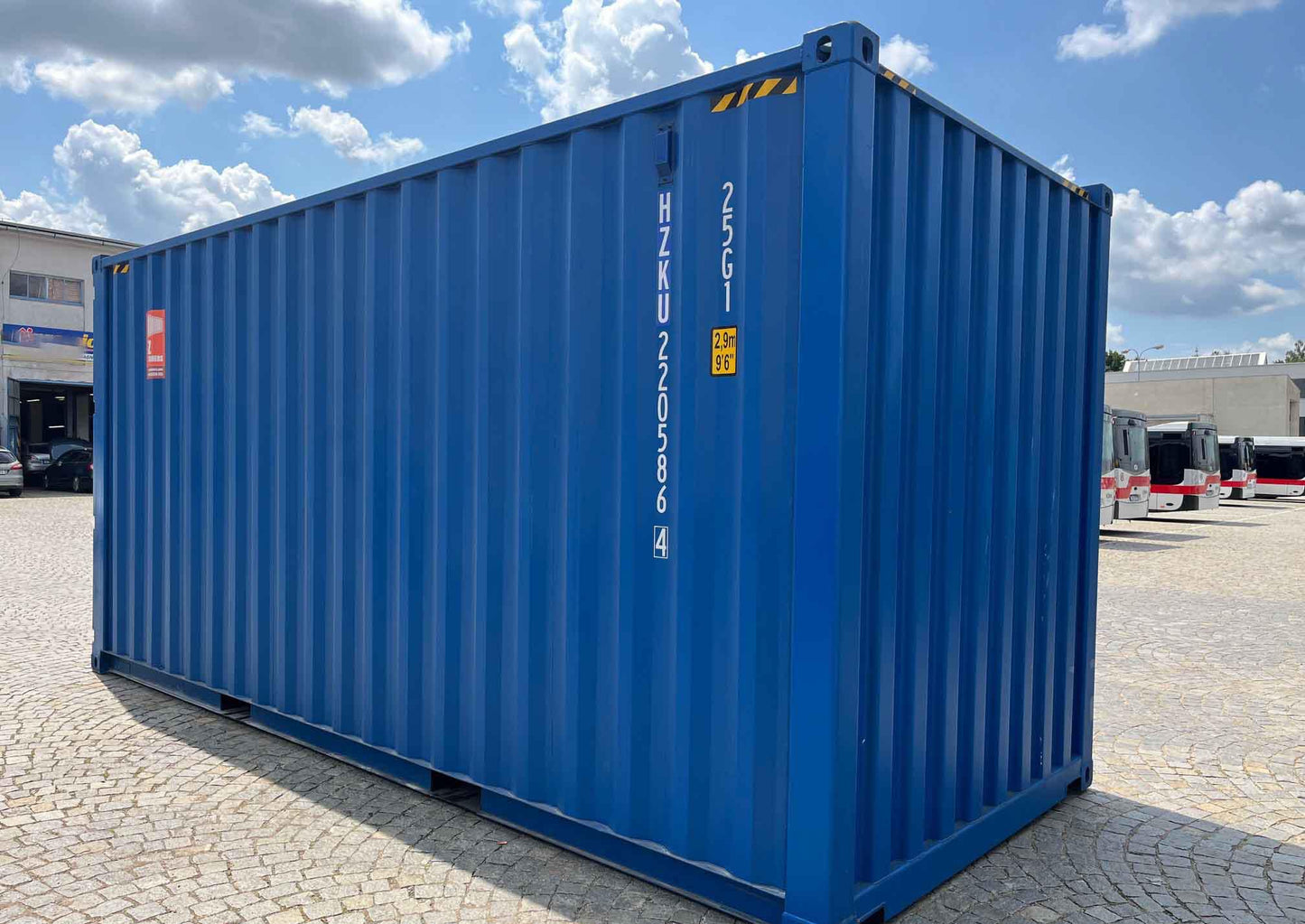 Contentor de transporte de 20 pés