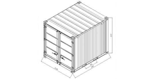 Containers de 10 pés T