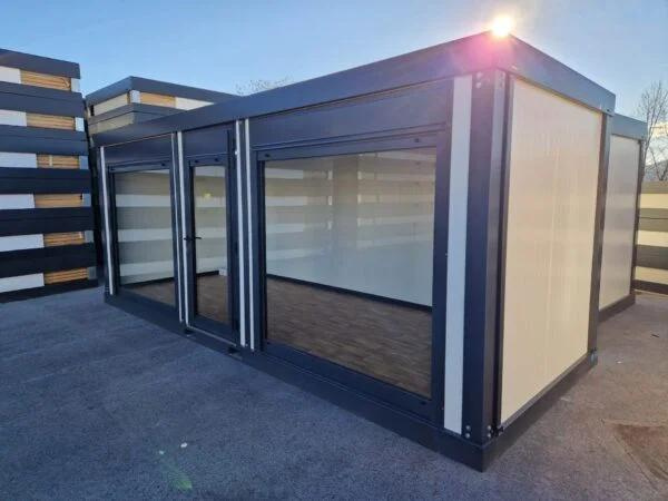 Escritório de vendas modular de contêineres FR