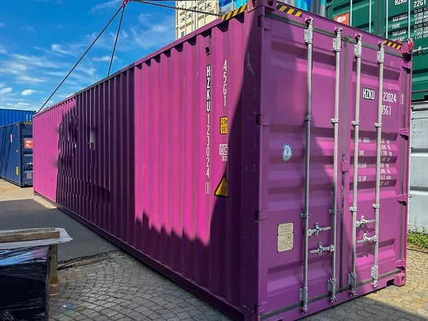 Contenedor de transporte marítimo de primera clase (HC) de 40 pies usado