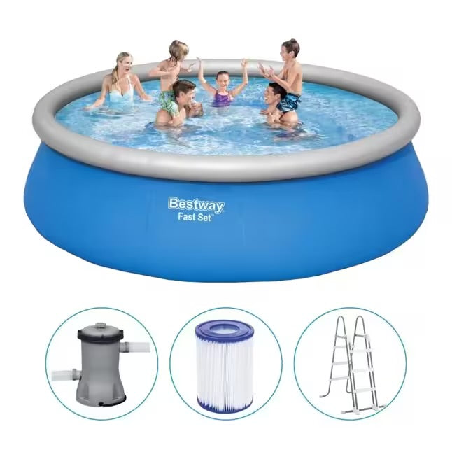 Bestway - Fast Set - Piscina Insuflável - 457x122 cm - Redonda