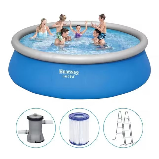 Bestway - Fast Set - Piscina Insuflável - 457x122 cm - Redonda