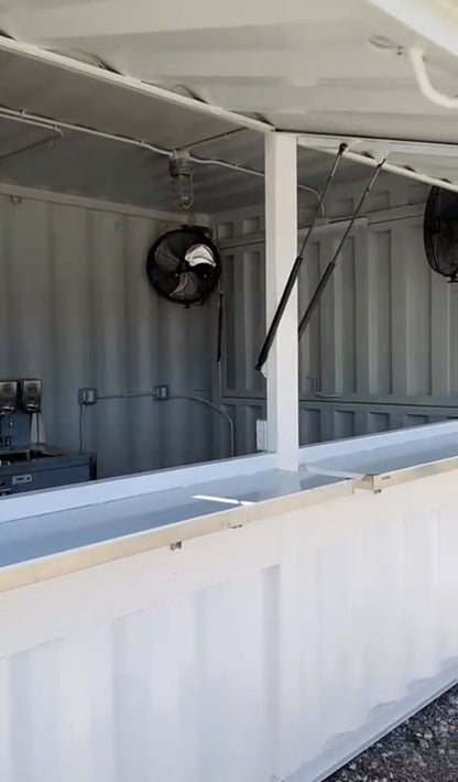 Contenedor de cafetería TRS de 20 pies