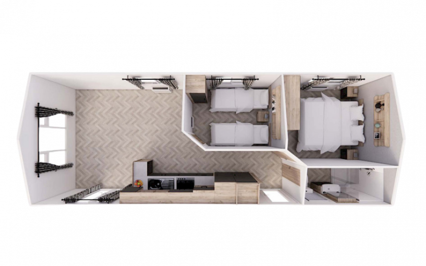 casa móvel Willerby Lumic T2 1000 mm × 380 mm