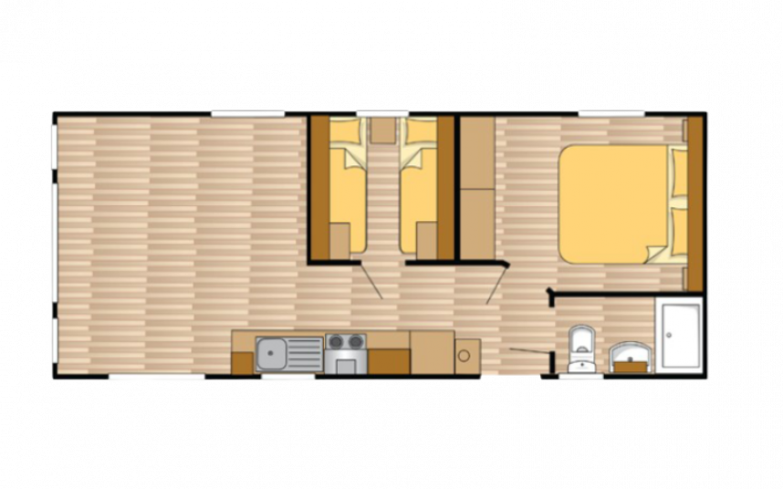 Bergjes Mobile Home Ocean Series T3 ( 1000 mm X 370 mm)